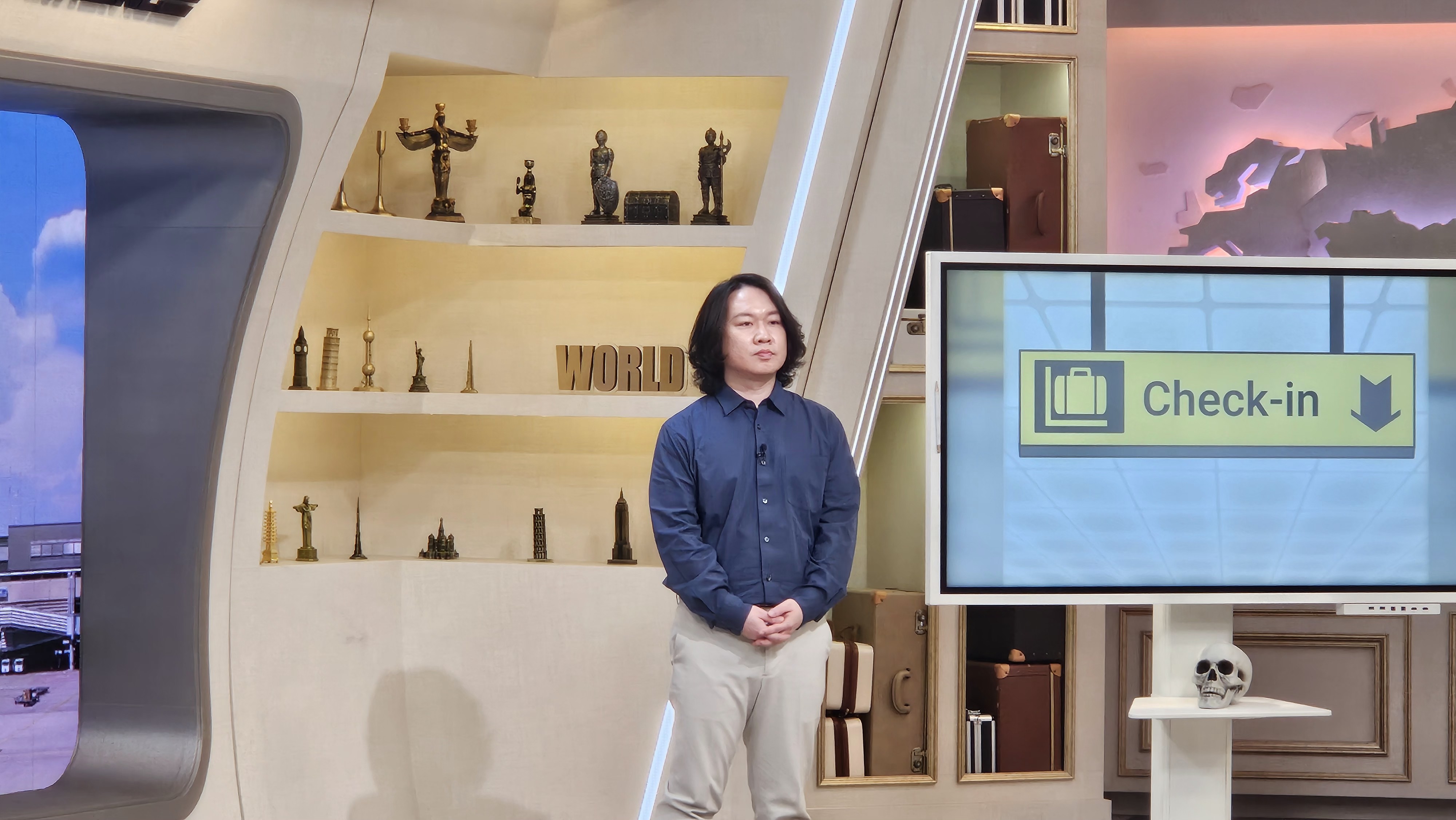 벌거벗은 세계사 스튜디오에서 녹화하는 모습