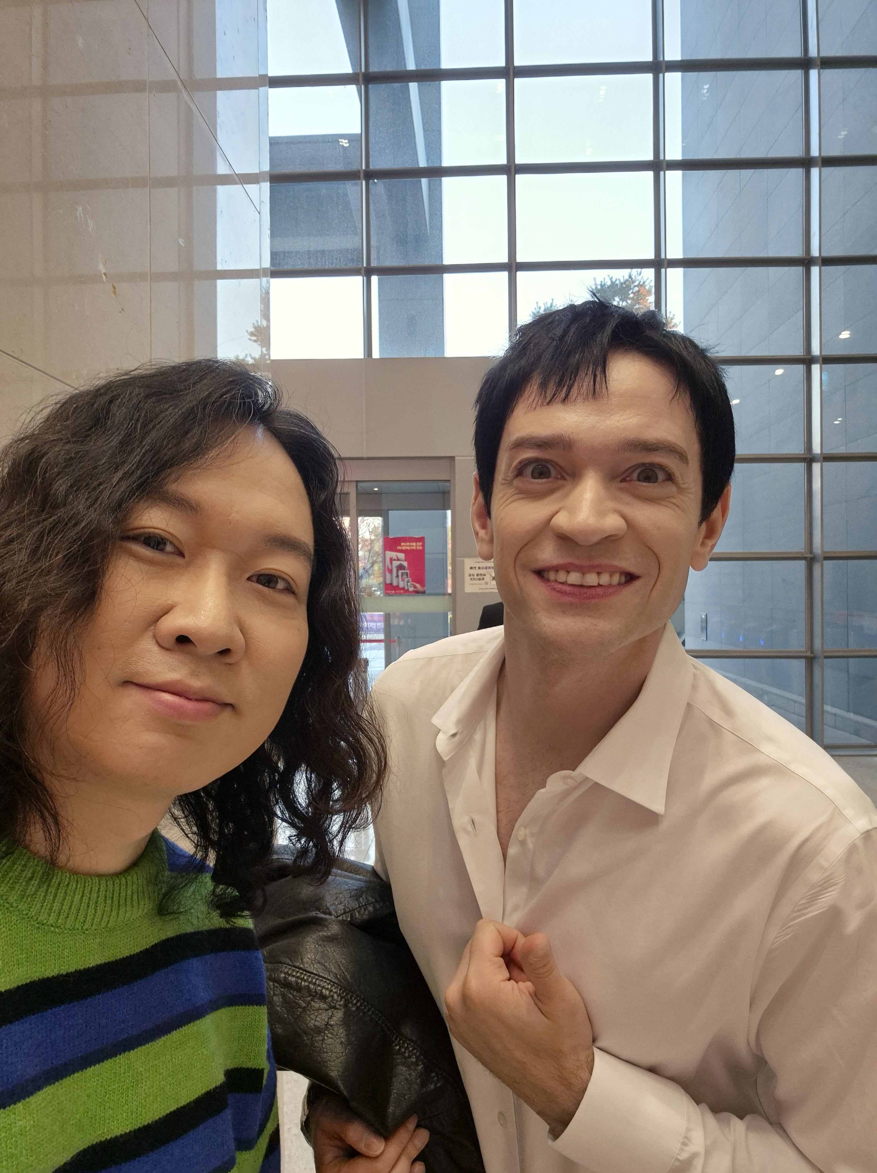 녹화 후 함께 찍은 셀카