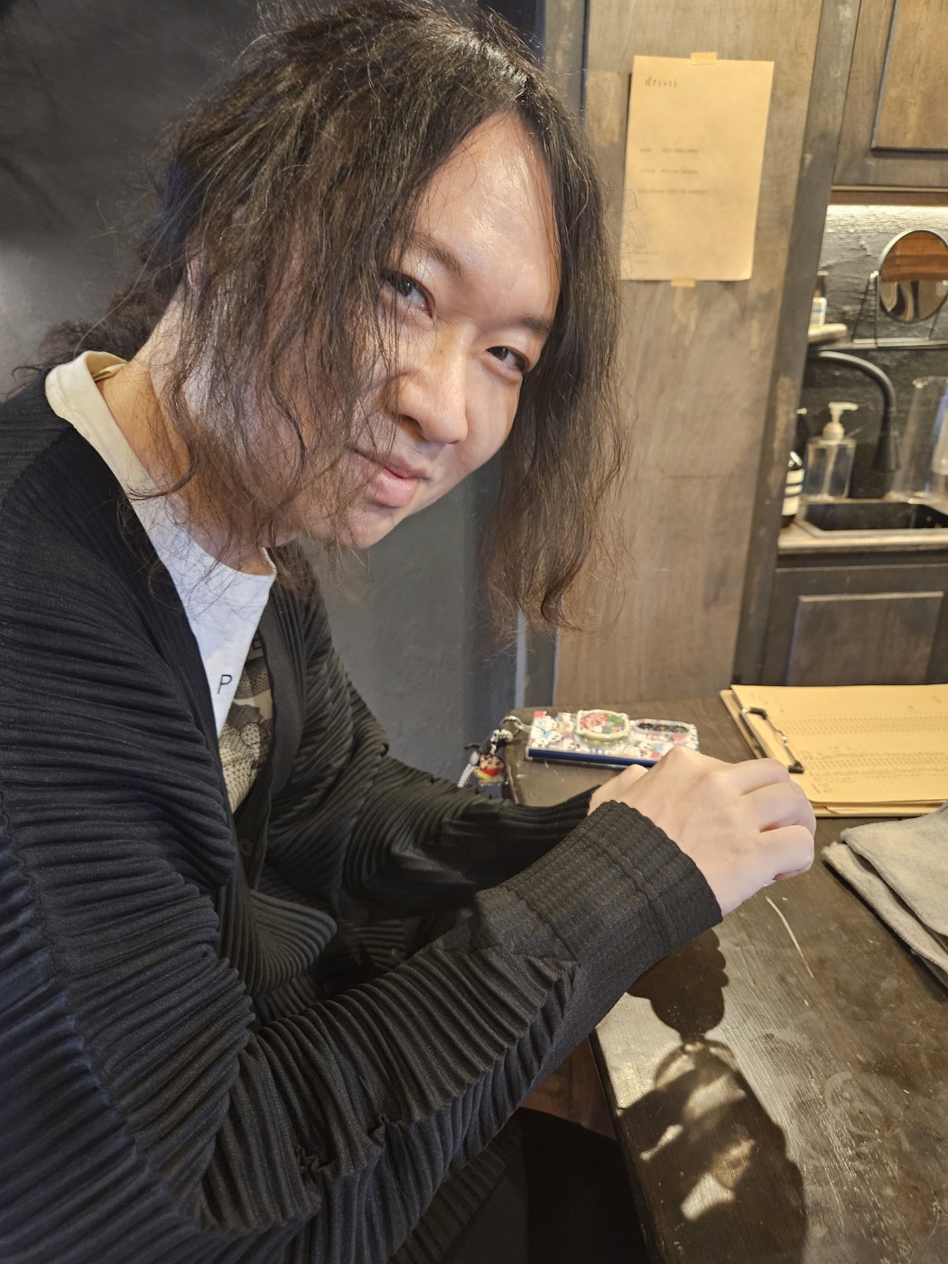 향수샵에서 찍은 사진
