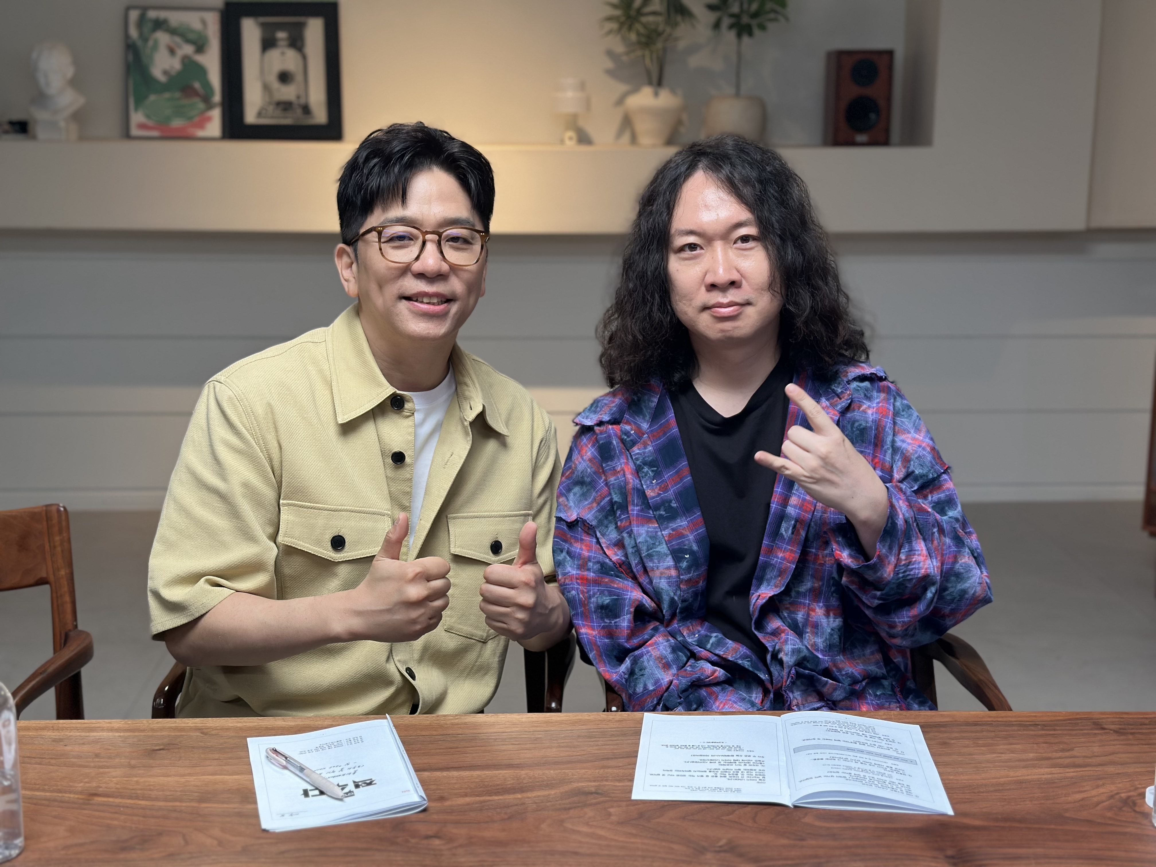적수다 녹화에서 이적님과 함께한 기념사진 1