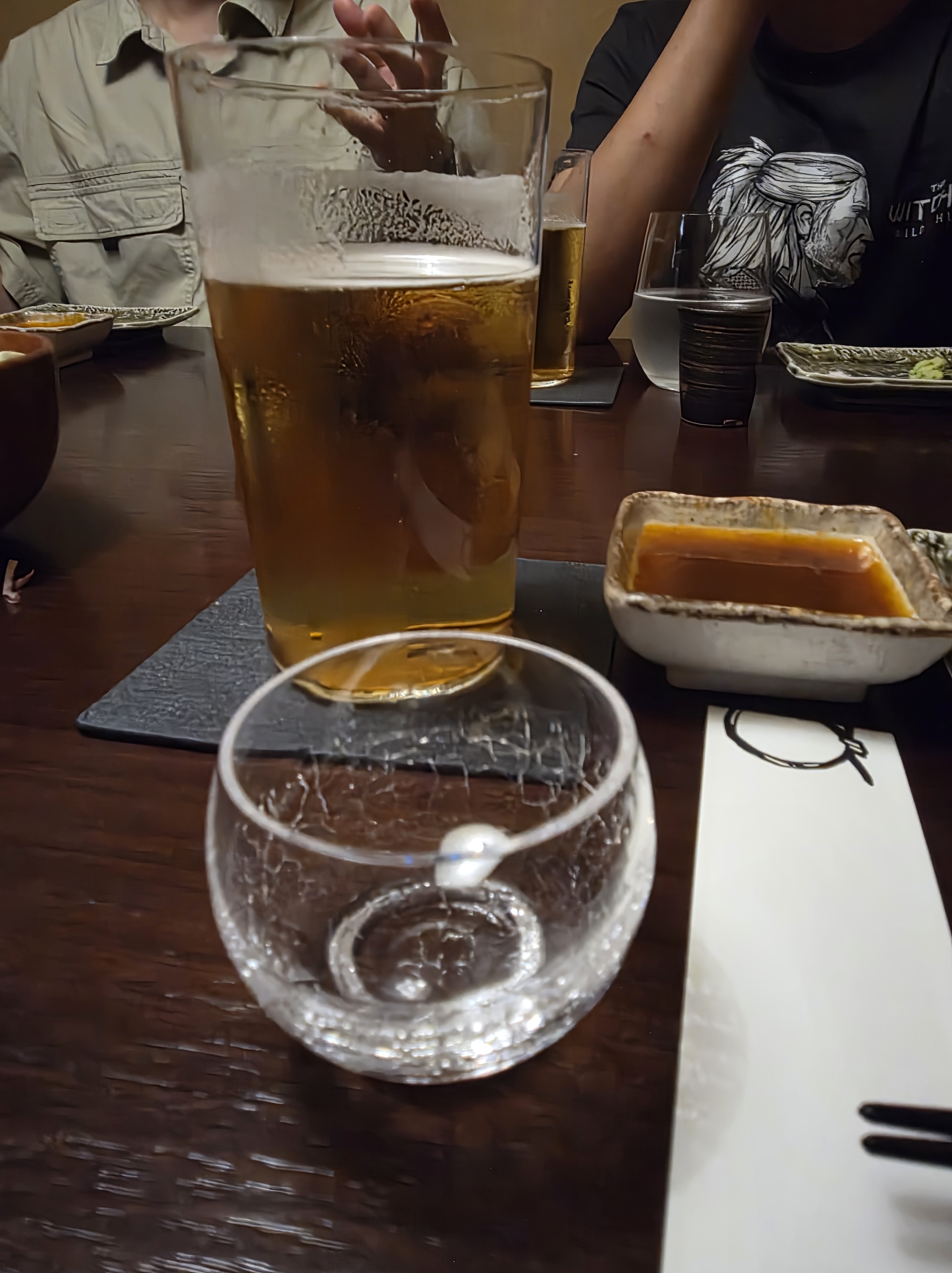 맥주와 식탁